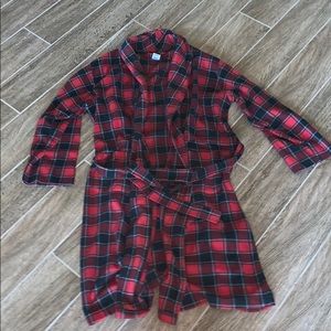 Fruit of the Loom men’s tall plaid robe